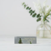 Papavers en schaduwen (5) mini visitekaartje (Staand voorkant)