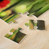 Papavers en wilde bloemen legpuzzel (Zijkant)