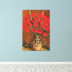 Papavers, fijne kunst van Stefan Luchian, Canvas Afdruk
