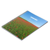 Papavers herinneren zich notitieboek (Linkerzijde)