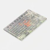 papavers in bloem-kleverige noten post-it® notes (Schuin)