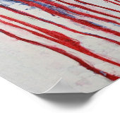 Papavers in de winter poster (Hoek)