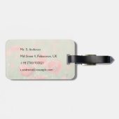 Papavers in een bagagelabel van papavervelden (Achterkant horizontaal)