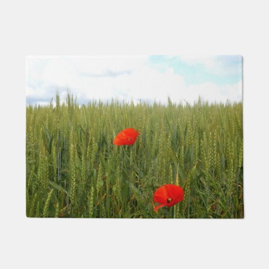 Papavers in een deurmat van de Wheat Field (Voorkant)