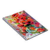 papavers in een glazen vet notitieboek (Rechterzijde)