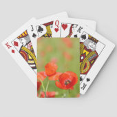 Papavers in een papaverveld speelkaarten (Achterkant)