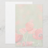 Papavers in een papaverwerkstation briefpapier (Voorkant / Achterkant)