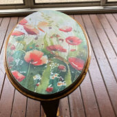 Papavers in een veld Decoupage Tissuepapier