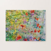 Papavers in het Natuur-landschap van de beemduw Legpuzzel (Horizontaal)