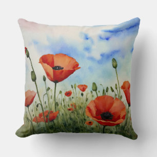 Papavers in het veld kussen