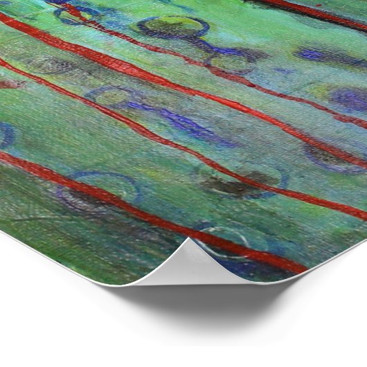 Papavers in het voorjaar poster (Hoek)