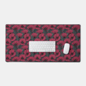 Papavers in Viva Magenta Bureaumat (Keyboard & Muis)