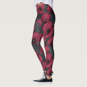 Papavers in Viva Magenta Leggings (Links)