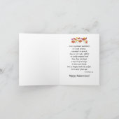 Papavers Jubileum-kaart Kaart (Binnen)