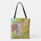 Papavers kunnen kleuren tote bag (Achterkant)