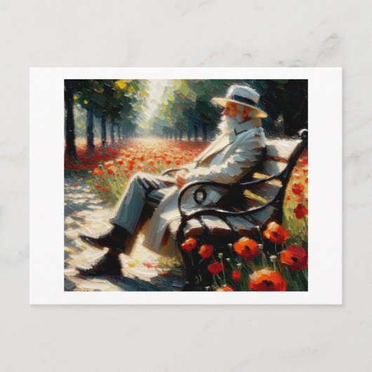 Papavers, laten we het niet vergeten, briefkaart (Voorkant)