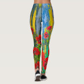 Papavers Leggings (Achterkant)