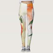 Papavers Leggings (Voorkant)