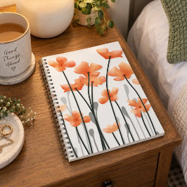 Papavers & Licht Wilde Bloemen Botanisch Journaal Notitieboek