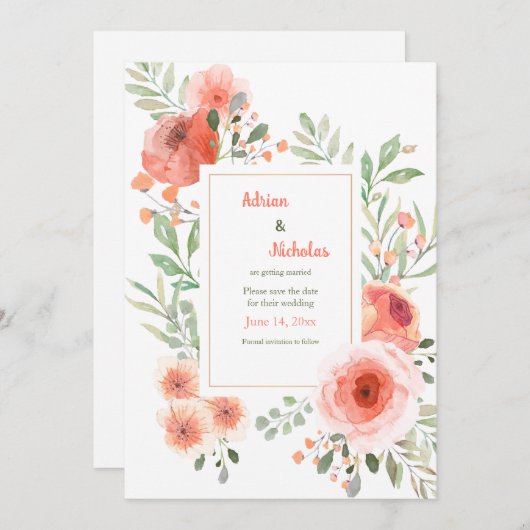 Papavers Lijst Opslaan Datum bekendmaking Aankondiging (Voorkant / Achterkant)