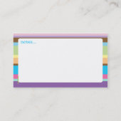 Papavers "mammie"-kaart contactkaartje (Achterkant)