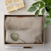 papavers op noodlijdende decoupage tissuepapier (Geschenk)