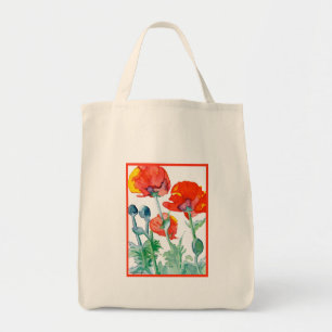 Papavers, papavers, Canvas tas