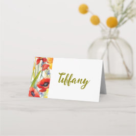 papavers plaatsen kaarten plaatskaartje