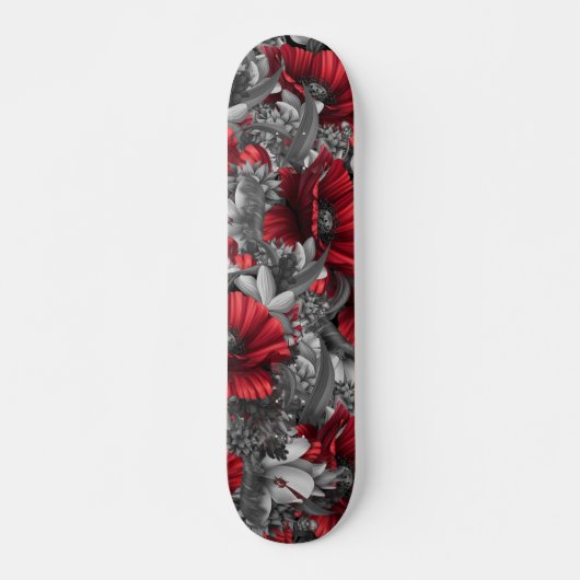 Papavers Pop Persoonlijk Skateboard (Voorkant)