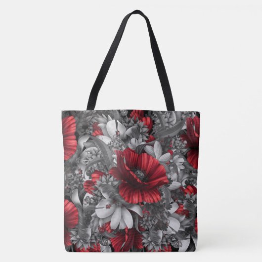 Papavers Pop Tote Bag (Voorkant)