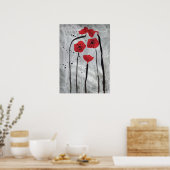 Papavers Poster (Keuken)
