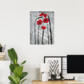 Papavers Poster (Thuiskantoor)