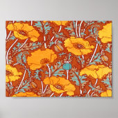  papavers ~ Poster (Voorkant)