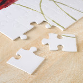 Papavers rode bloemen waterverf Wildflower natuur  Legpuzzel (Zijkant)