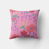 Papavers Roze Kussen (Achterkant)