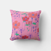 Papavers Roze Kussen (Voorkant)