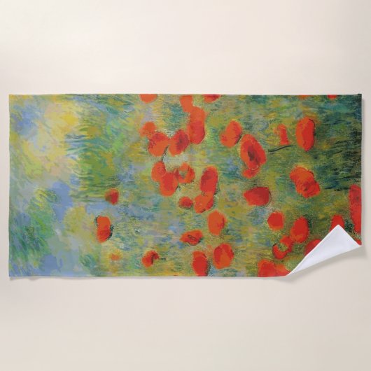 Papavers - strandlaken (Voorkant)