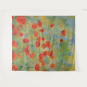 Papavers - Tapijt Wandkleed (Voorkant (horizontaal))