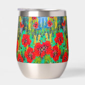 Papavers thermische tumbler warm of koud (Rechts)