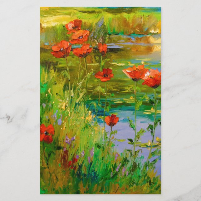 Papavers van de vijver (Voorkant)