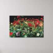 Papavers van John Singer Sargent,  bloemen Canvas Afdruk (Voorkant)