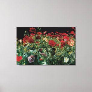 Papavers van John Singer Sargent,  bloemen Canvas Afdruk