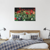 Papavers van John Singer Sargent,  bloemen Canvas Afdruk (Insitu (Slaapkamer))
