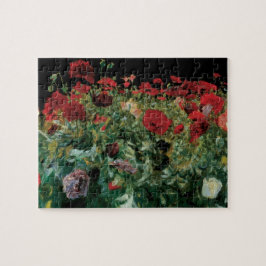 Papavers van John Singer Sargent,  bloemen Legpuzzel