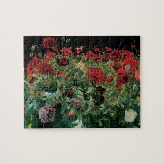 Papavers van John Singer Sargent,  bloemen Legpuzzel (Horizontaal)