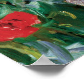 Papavers van John Singer Sargent, Oude Bloemen Poster (Hoek)