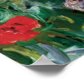 Papavers van John Singer Sargent, Oude Bloemen Poster (Hoek)
