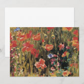 Papavers van Robert Vonnoh, impressionisme (Voorkant / Achterkant)