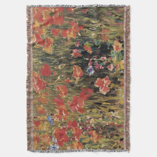 Papavers van Robert Vonnoh, impressionisme Deken (Voorkant Verticaal)