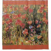 Papavers van Robert Vonnoh,  impressionisme Douchegordijn (Voorkant)